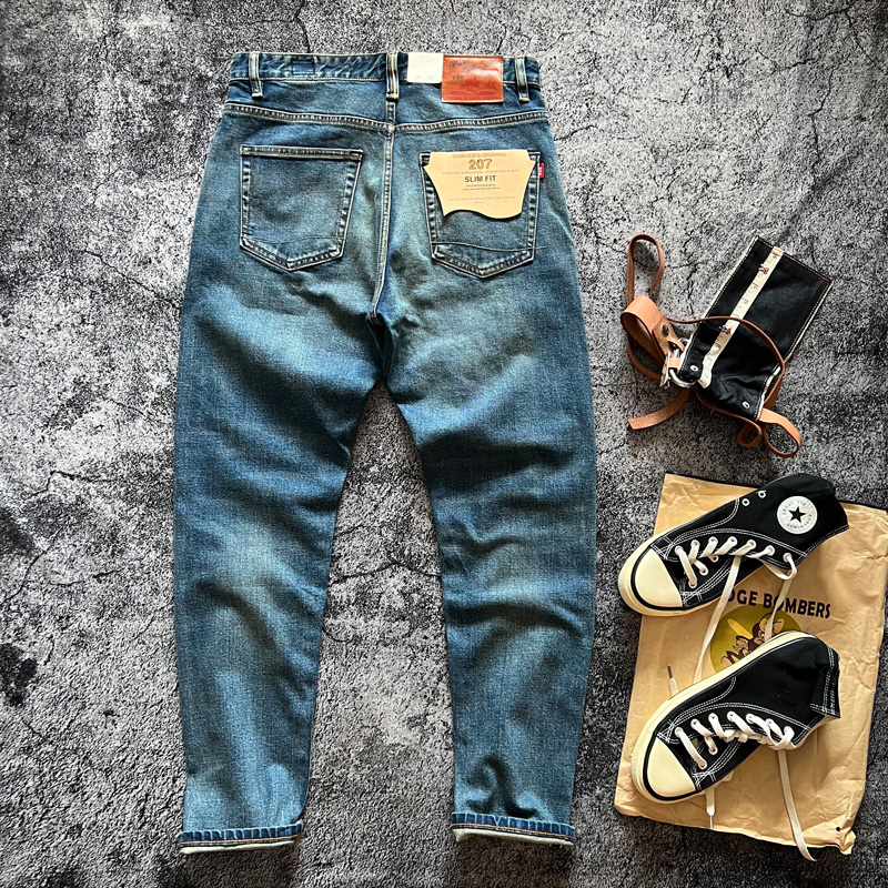 Levis Jeans 501 - 14オンスレッドイヤーアメリカンクラシックフィットストレートドラムコットンボールデニムヘビーヴィンテージレッドイヤーデニムパンツトレンド