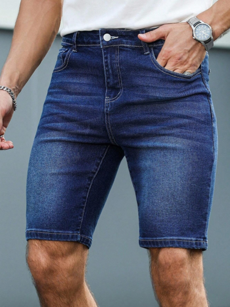 メンズスリムストレートフィットウォッシュドデニムショーツ、サ - Levis Jeans 501 のレビューと価格