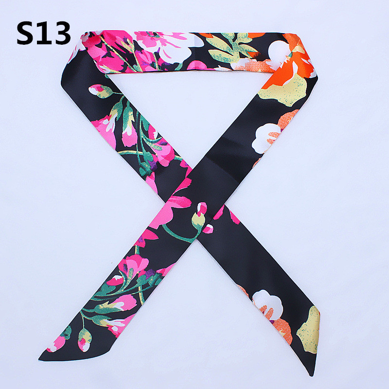 47 色ブランドバンダナ小さなシルクバッグスカーフ女性ヘッド - Silk Neck Scarf のレビューと価格
