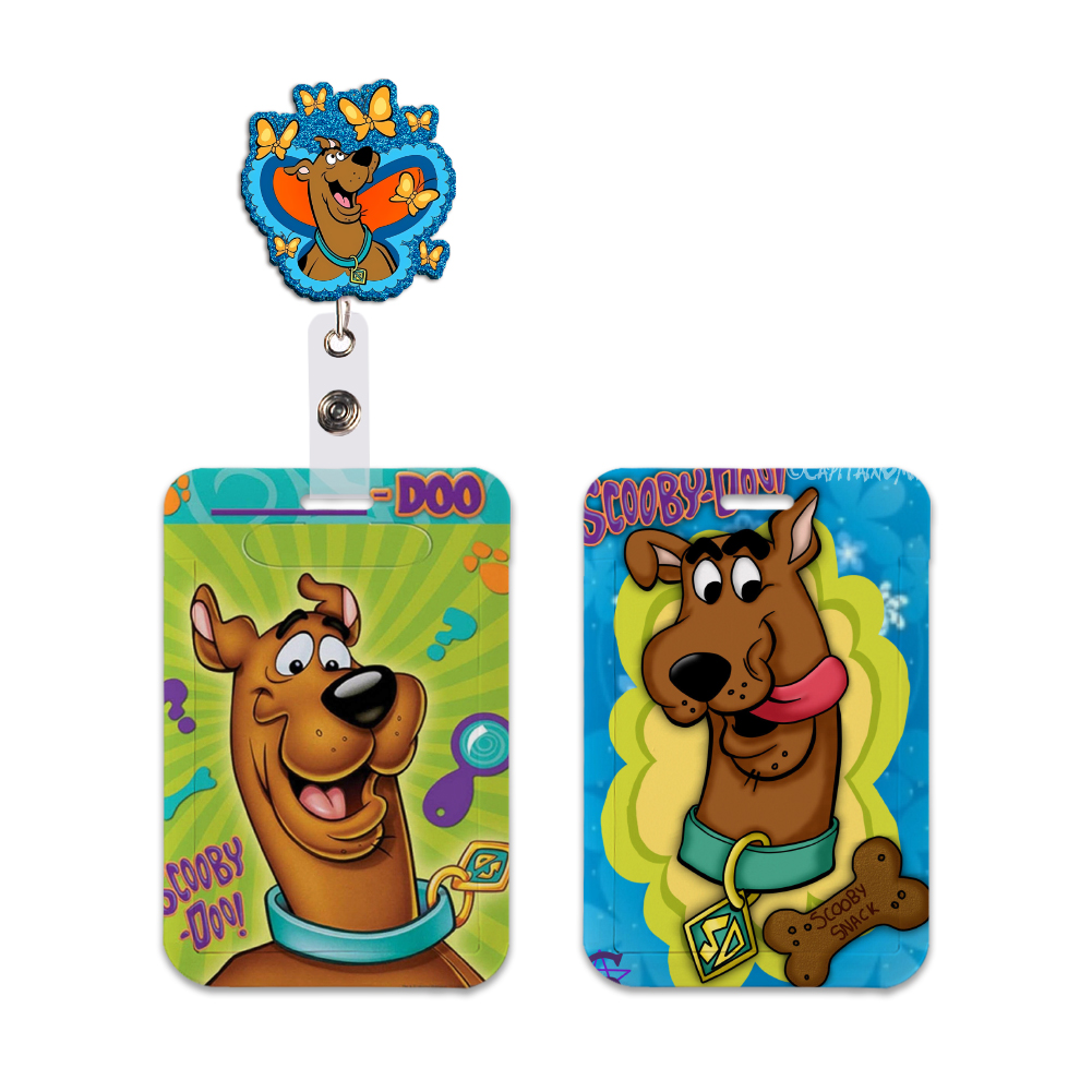 漫画犬柄カードケース ランヤード付きIDバッジホルダーストラ - Lanyard Badge Holder のレビューと価格
