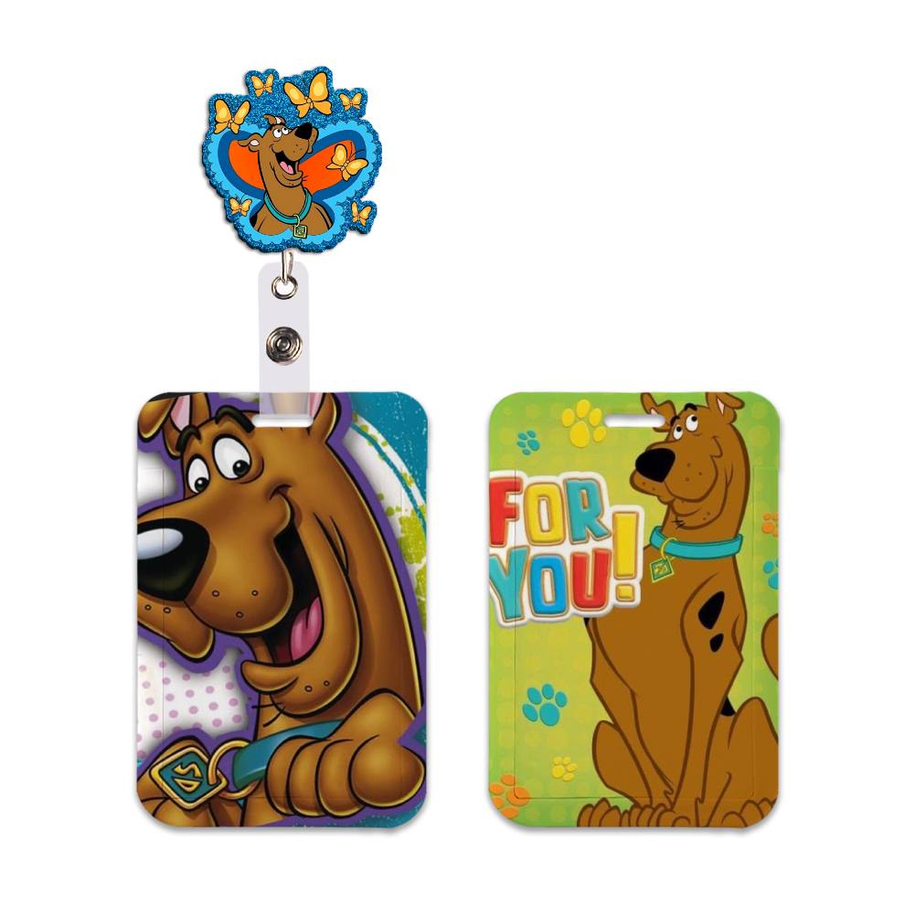 漫画犬柄カードケース ランヤード付きIDバッジホルダーストラ - Lanyard Badge Holder のレビューと価格
