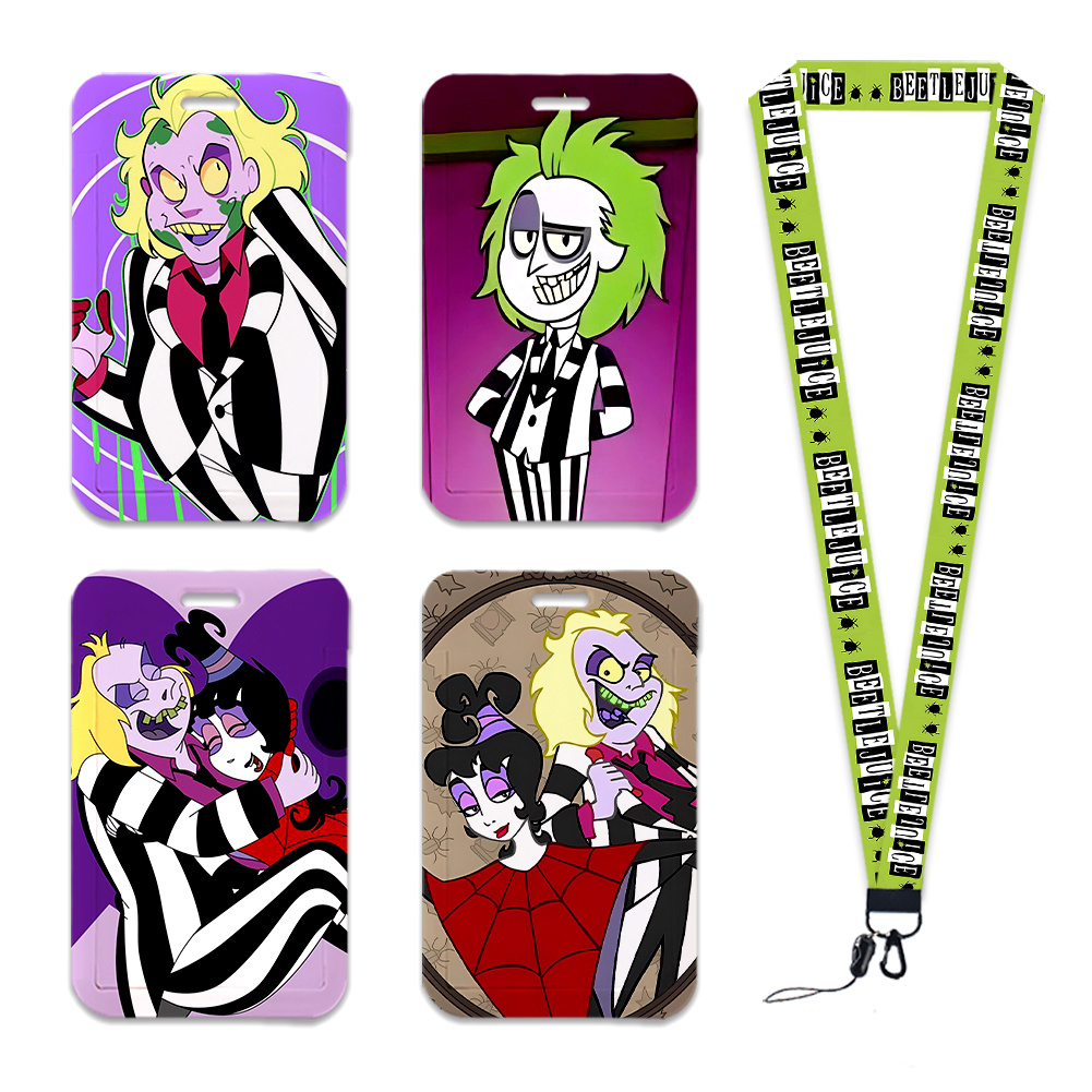 漫画ホラー映画 ID カードホルダーストラップワークカードバ - Lanyard Badge Holder のレビューと価格