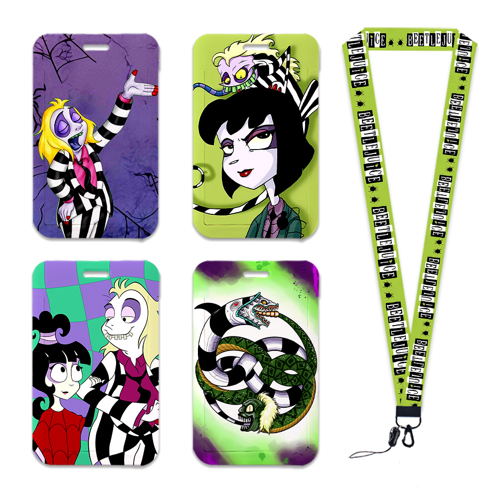 漫画ホラー映画 ID カードホルダーストラップワークカードバ - Lanyard Badge Holder のレビューと価格