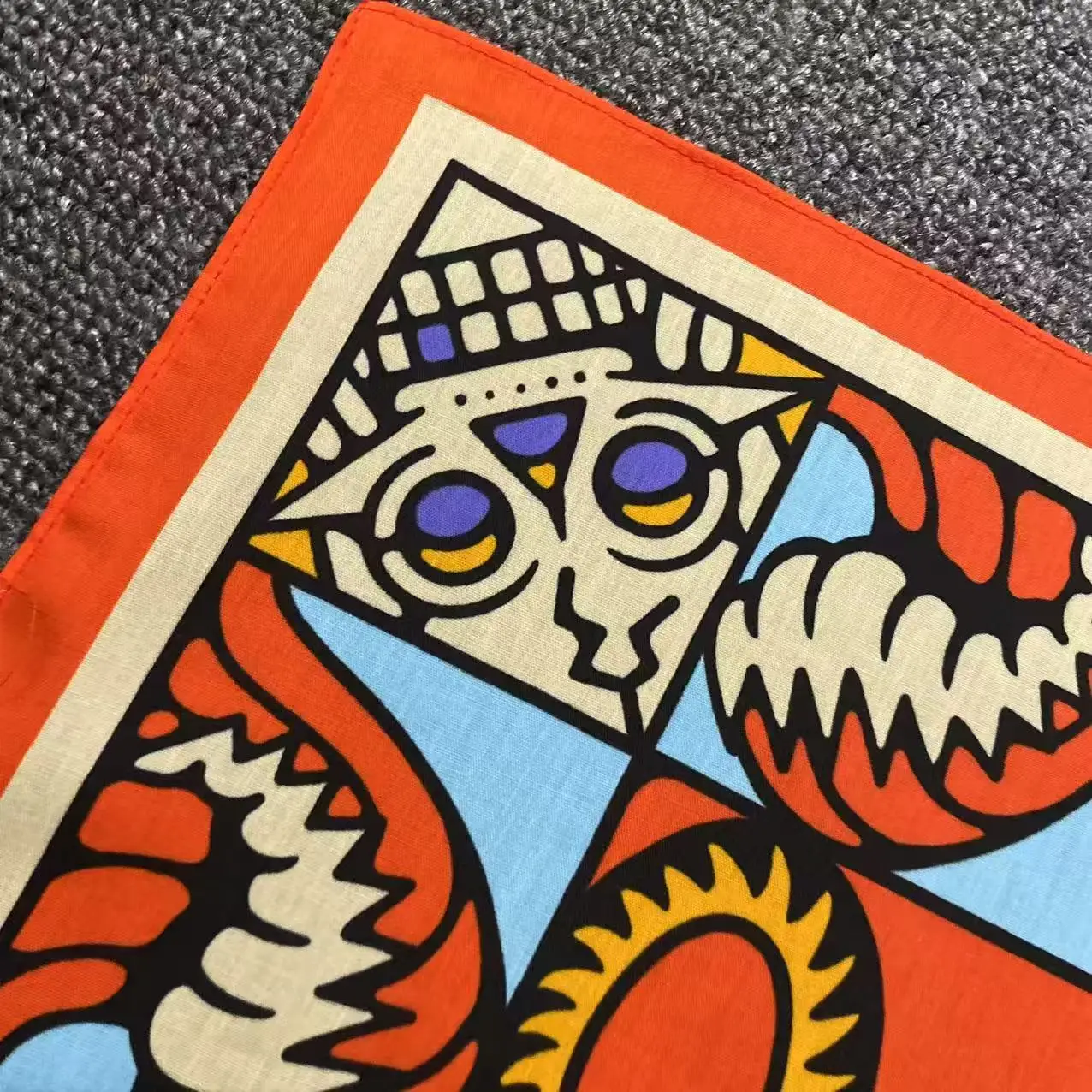 デジタルプリントレトロバンダナヒップホップストリートダンスス - Bandana Cotton のレビューと価格