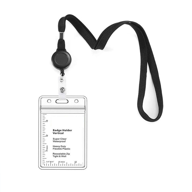 1-3個入り 防水IDバッジホルダー ランヤード＆ロブスター - Lanyard Badge Holder のレビューと価格